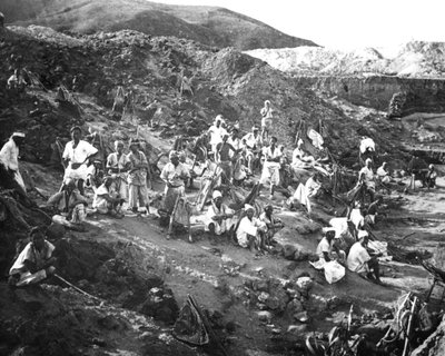 Guldgruva, Korea, c1900 av Unbekannt