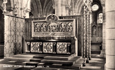 Golden Altar, Buckfast, Abbey, 1900-talet av Unbekannt