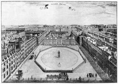 Golden Square, London, 1700-talet 1907 av Unbekannt