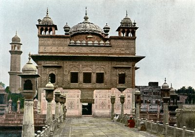 Gyllene templet, Amritsar, Punjab, Indien, c1890 av Unbekannt