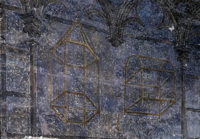 Gotisk konst: Påvens rum: detaljer om burarna - änglarnas torn. 1336-1337, Påvepalatset, Avignon av Unbekannt