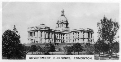 Regeringsbyggnader, Edmonton, Alberta, Kanada, c1920-talet av Unbekannt