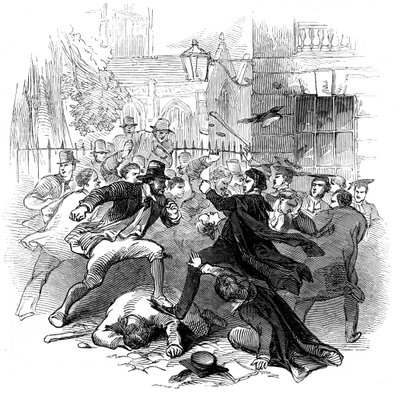 Klänning och stadsrad, Oxford, 15 november 1845 av Unbekannt