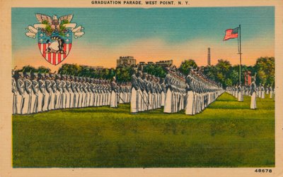 Graduation Parade, West Point, New York, c1940-talet av Unbekannt