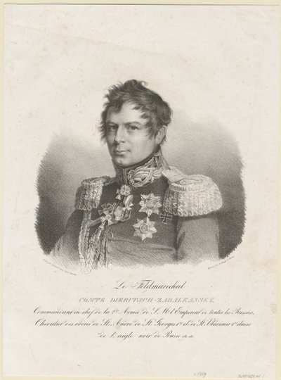 Greve Ivan Ivanovich Dibich-Zabalkansky, 1829 av Unbekannt