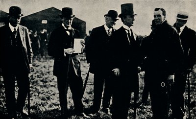 Grahame White och Mr Churchill, 1910, 1945. av Unbekannt
