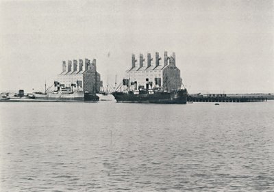 Grain Elevators, Bahia Blanca, 1916 av Unbekannt
