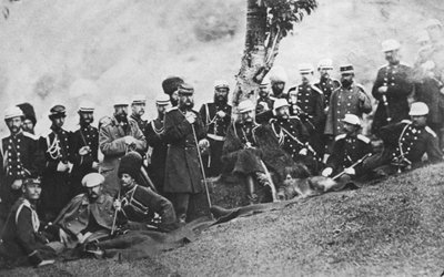 Storhertig Michael Nikolaevich av Ryssland på expedition, c1880 av Unbekannt