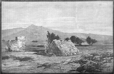 Gravar av major Blackwood och män från det sextiosjätte regementet, Maiwand, c1880 av Unbekannt