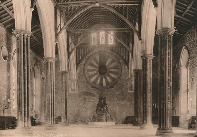 Great Hall of Winchester Castle, Hampshire, tidigt 1900-tal av Unbekannt