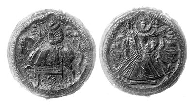 Drottning Elizabeth I:s stora sigill, 1500-talet, 1896 av Unbekannt
