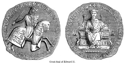 Edward II:s stora sigill av Unbekannt