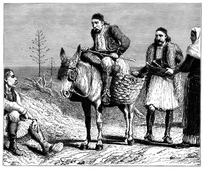 Grekiska bönder, c1890 av Unbekannt