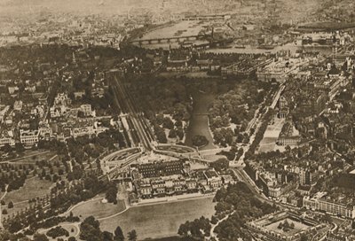 Green Woodlands By The Waters of Westminster: Del av Manor of Hyde Below The Biplanes Wing, av Unbekannt