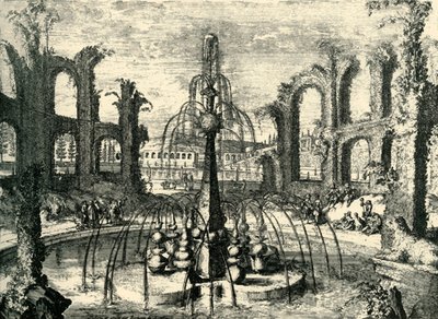 Grön fontän och colosseum...Château D