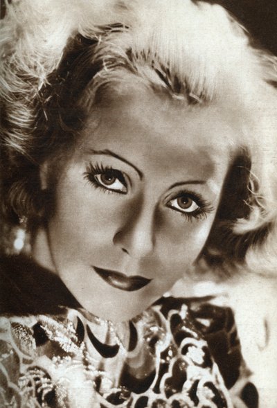 Greta Garbo, svensk skådespelerska, 1933 av Unbekannt