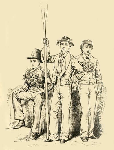 Grupp den fjärde juni 1911. av Unbekannt