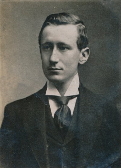 Guglielmo Marconi, 1874-1937, italiensk fysiker och uppfinnare, 1894-1907 av Unbekannt