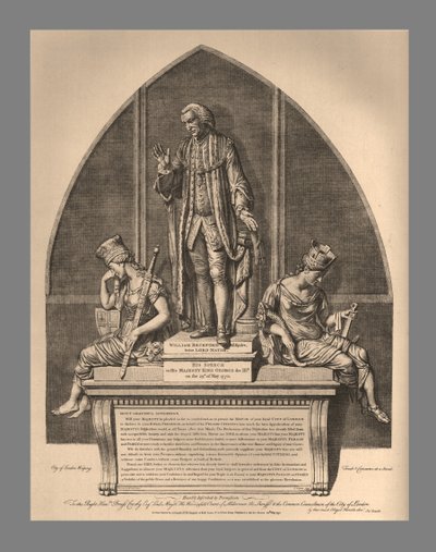 Guild Hall Monument till William Beckford, 1886 av Unbekannt