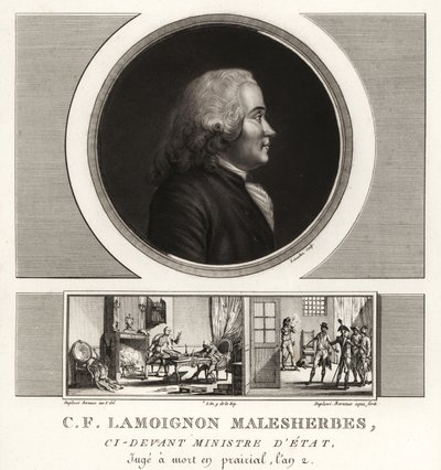 Guillaume-Chretien de Lamoignon de Malesherbes, fransk statsman, statsminister av Unbekannt