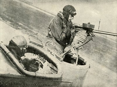 Piloten och instrumenten som används av piloten, 1919. av Unbekannt