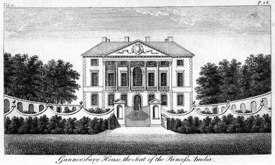 Gunnersbury House, säte för prinsessan Amelia av Unbekannt