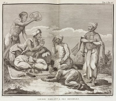 Guru och hans lärjungar, Indien av Unbekannt