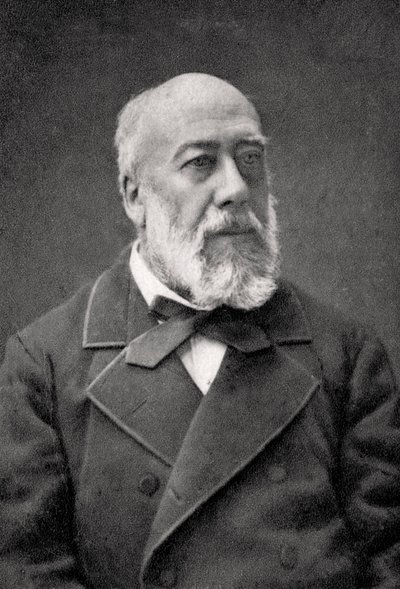 Gustave Nadaud, fransk låtskrivare, 1880 av Unbekannt