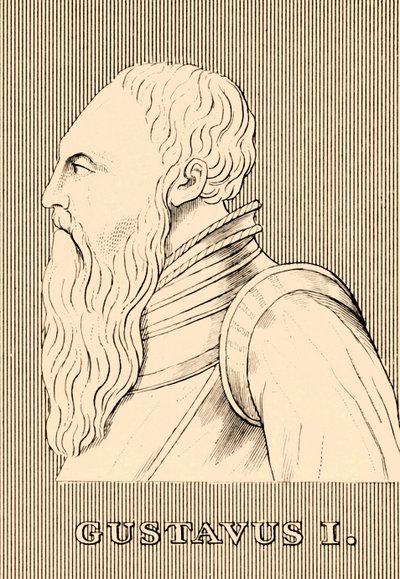 Gustav I, 1496-1560, 1830. av Unbekannt