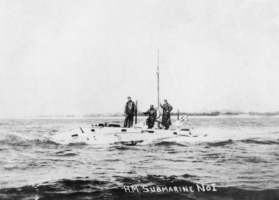 HM Ubåt No1, c1908 av Unbekannt