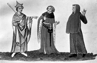 Lagofficerarnas vanor, 1300-1400-talen, 1910 av Unbekannt