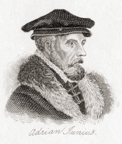 Hadrianus Junius, 1511–1575, aka Adriaen de Jonghe. av Unbekannt