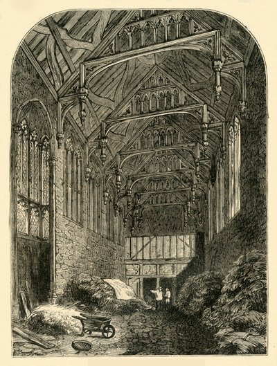 Hall of Eltham Palace 1835, c1878. av Unbekannt