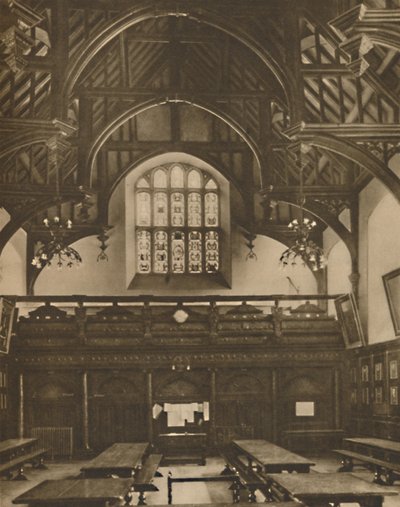 Hall of Greys Inn, Where The Comedy of Errors Acted in Shakespeare
