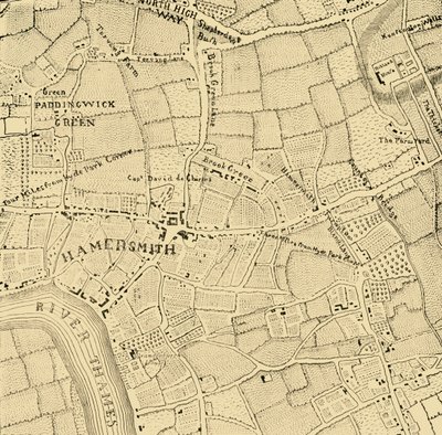 Hammersmed 1746, c1878. av Unbekannt