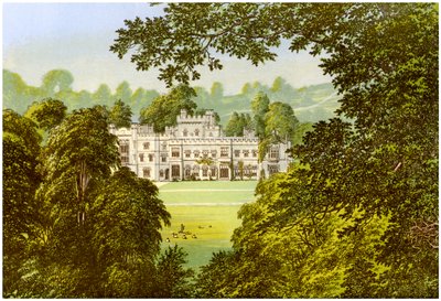 Hampton Court, Herefordshire, hem för familjen Arkwright, c1880 av Unbekannt