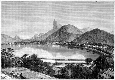 Hamnen i Rio de Janeiro, 1898 av Unbekannt