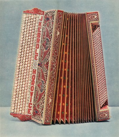 Munspel gjord av Joseph Kebrdle, Horovice, 1948. av Unbekannt