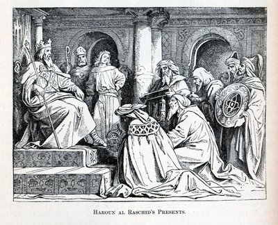 Haroun al Raschids presenterar, 1882 av Unbekannt