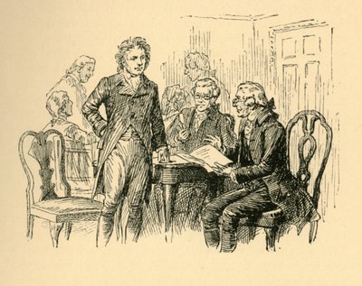 Haydn berömde kompositionen mycket, 1907. av Unbekannt