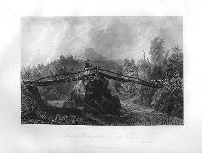 Huvudvatten av Juniata River, Pennsylvania, 1855 av Unbekannt