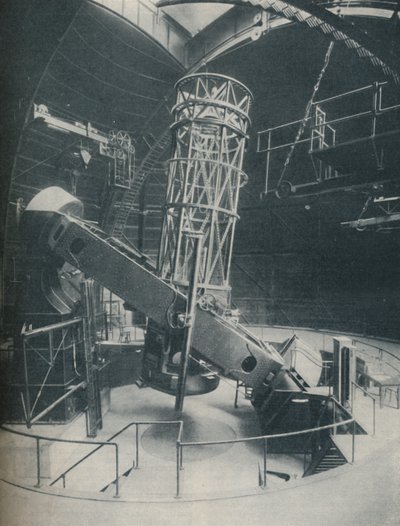 Häckad rund med stål och betong, 100-tumsreflektorn, c1935 av Unbekannt