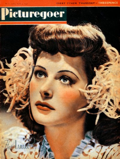 Hedy Lamarr 1914-2000, österrikisk-född amerikansk skådespelerska, 1942 av Unbekannt