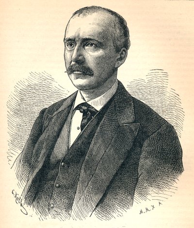 Heinrich Schliemann, 1822-1890, tysk arkeolog, 1893 av Unbekannt