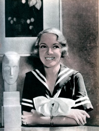 Helen Hayes, amerikansk skådespelerska, 1934-1935 av Unbekannt