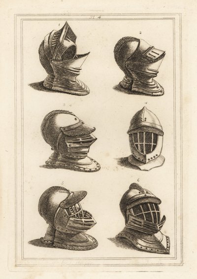 Hjälmar från Tower of London av Unbekannt