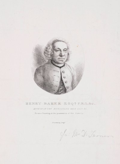 Henry Baker, naturforskare av Unbekannt