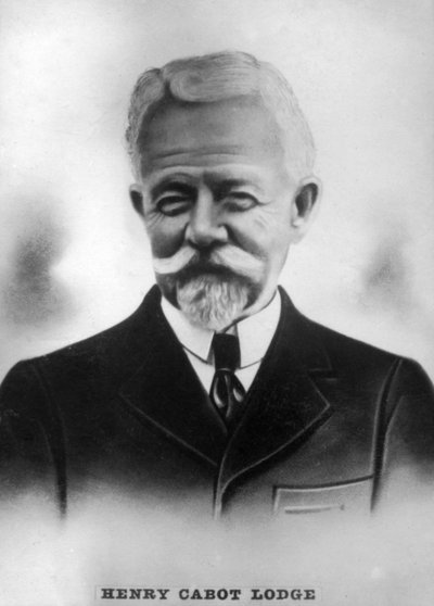 Henry Cabot Slim Lodge 1850-1924, amerikansk republikansk senator och historiker, c1910 av Unbekannt