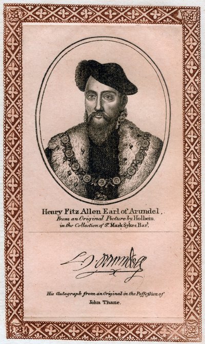 Henry Fitzalan, 19:e earl av Arundel av Unbekannt