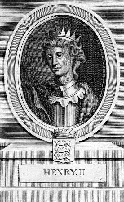 Henrik II, kung av England av Unbekannt